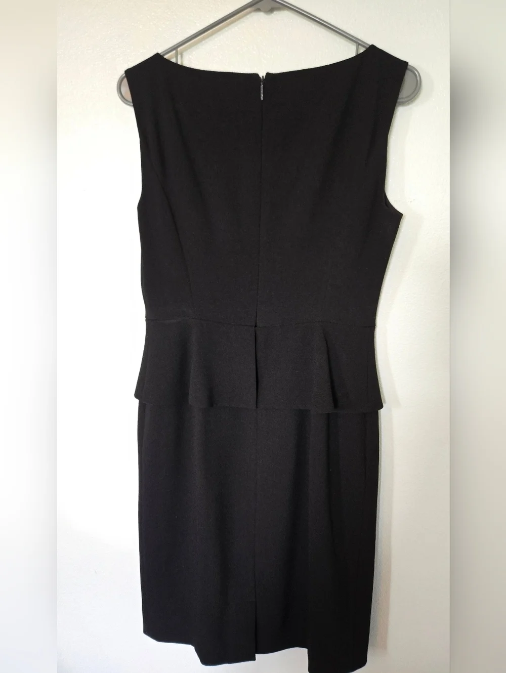 Tory Burch | Black V-Neck Peplum Cocktail Dress Size 4